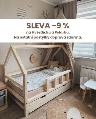 🎄 SLEVA -9 % na postýlky HVĚZDIČKA a POLÁRKA s kódem PODSTROMECEK ✨ Na ostatní postýlky platí doprava zdarma s kódem...